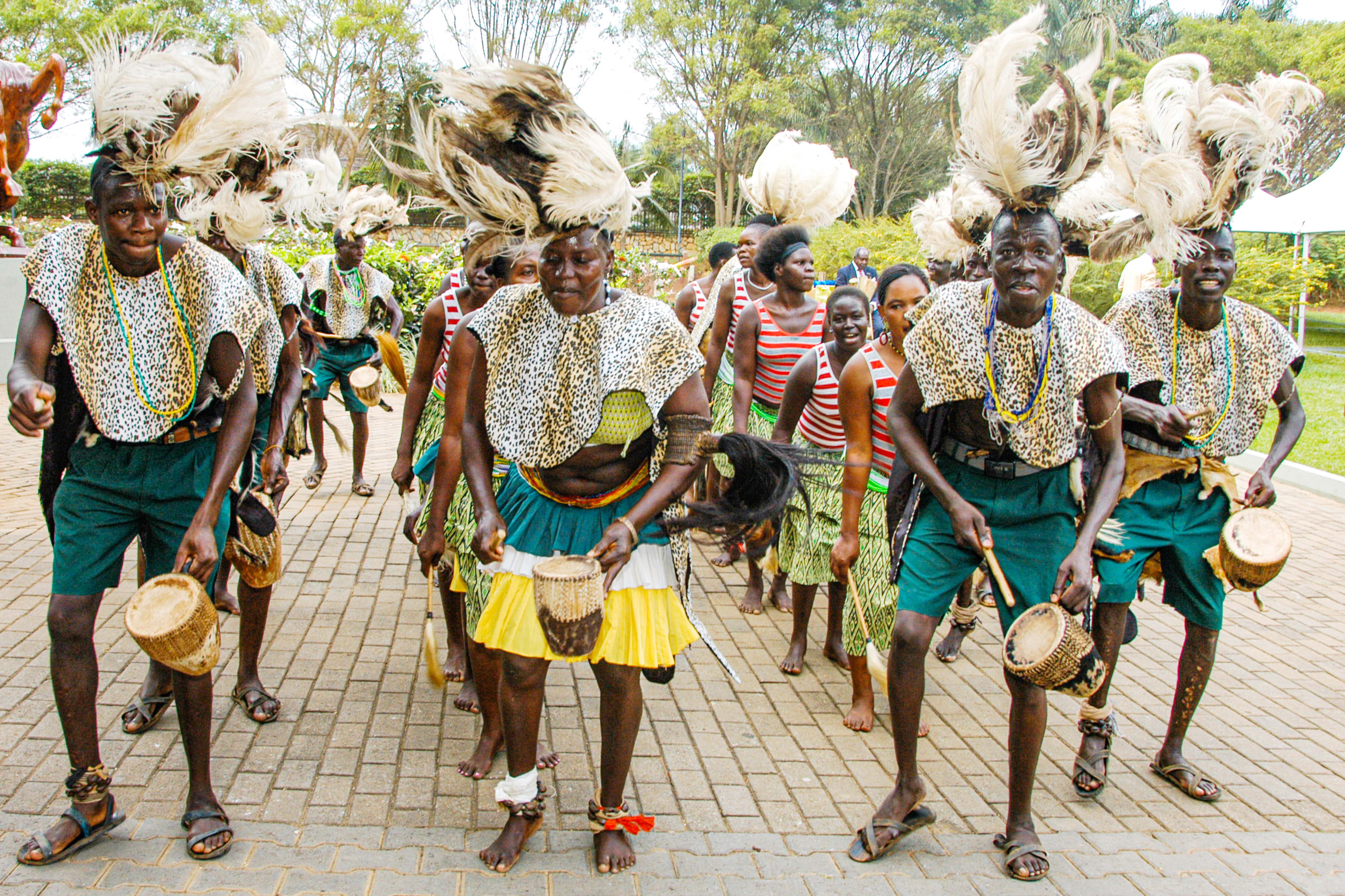 Northern Uganda showcasing Luo cultural heritage, traditional huts, and Karuma Falls