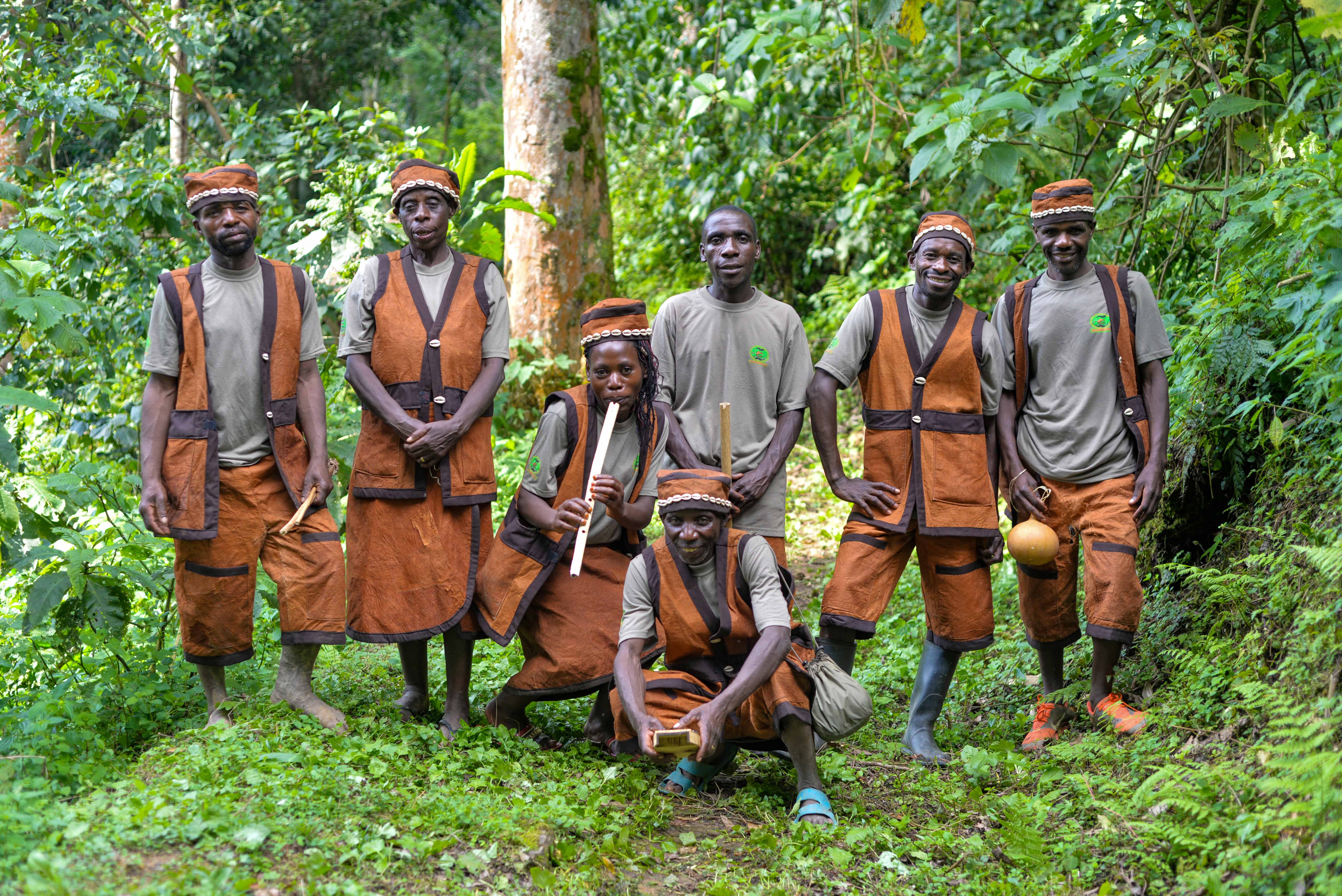 Batwa people in Bwindi